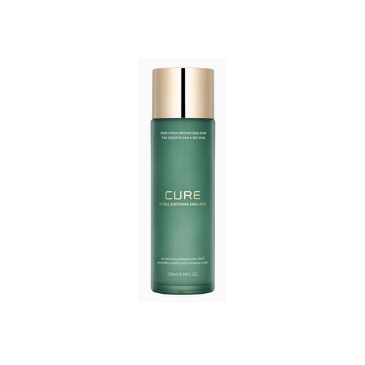 CURE Aloe Hydra Emulsion texture close-up shows lightweight hydration boost.
