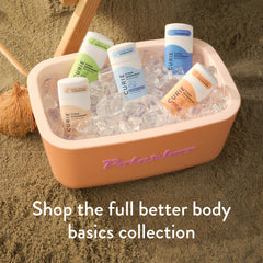 Curie smooth glide texture allows easy, comfortable application
