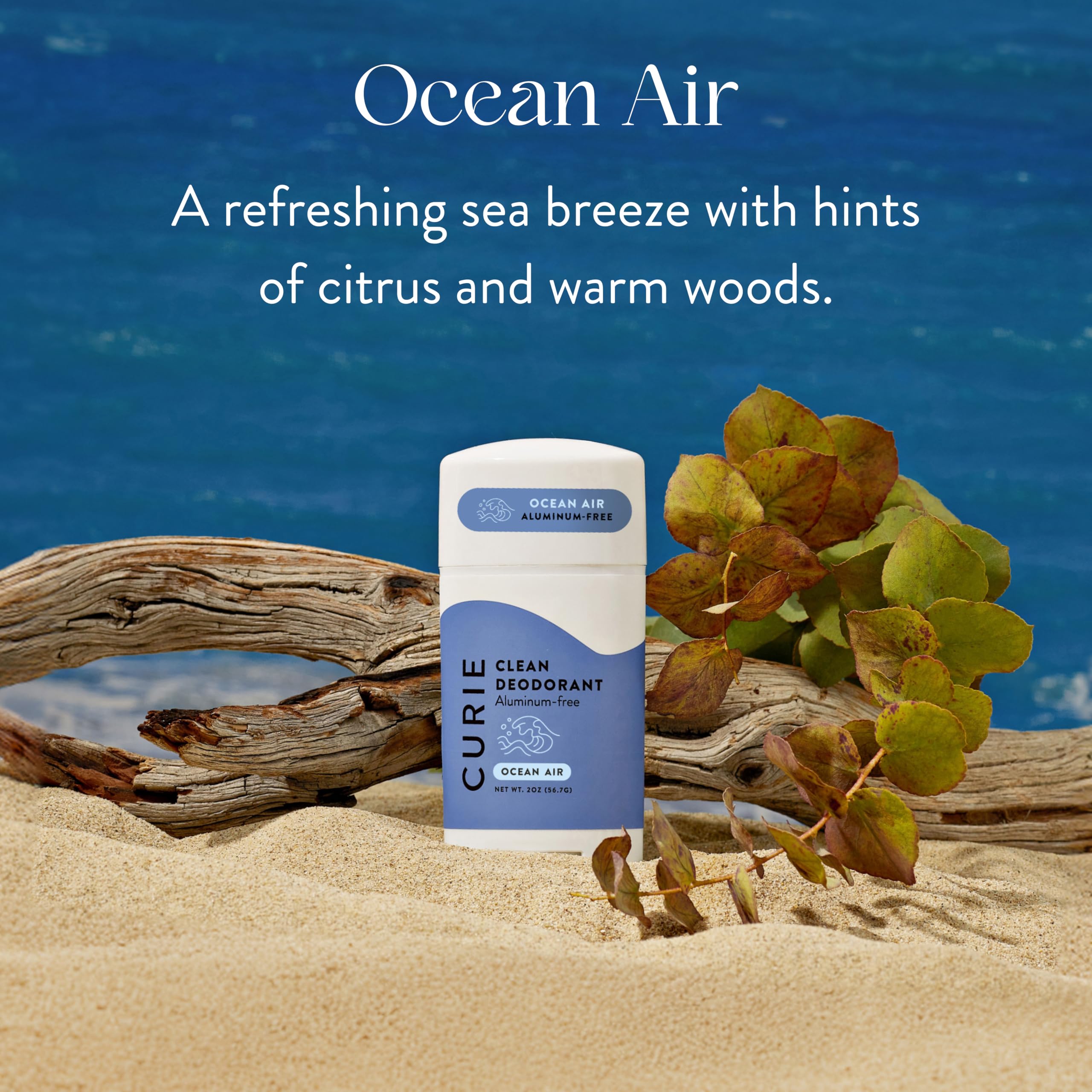Curie cruelty-free, vegan deodorant with clean ingredients