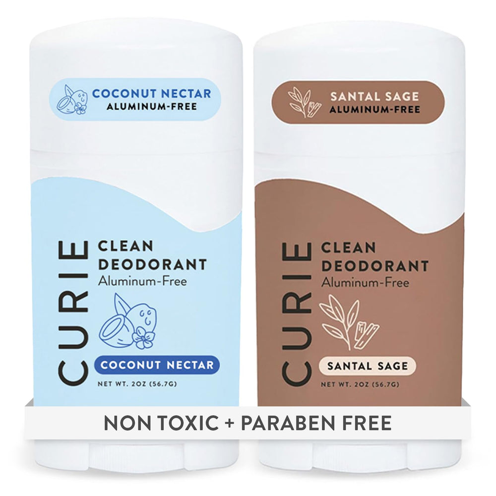Curie Coconut Nectar deodorant stick shows all-day freshness.