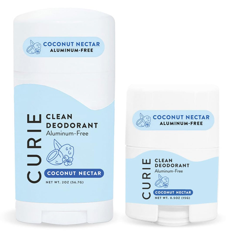 Curie Coconut Nectar deodorant stick for all-day freshness