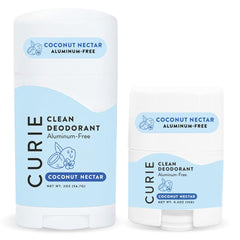 Curie Coconut Nectar deodorant stick for all-day freshness
