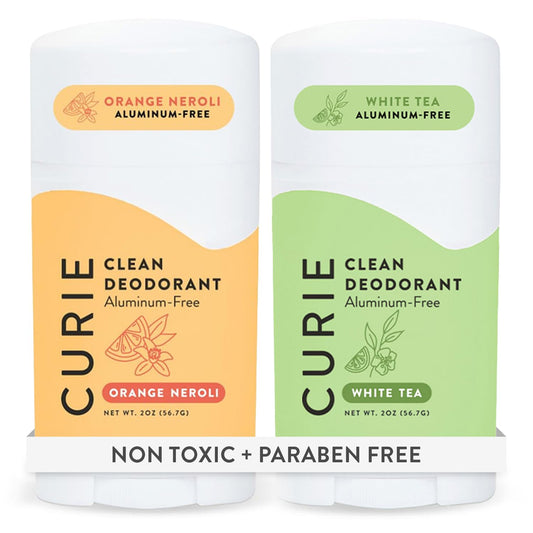 Curie Orange Neroli White Tea deodorant stick with smooth glide and all-day freshness.