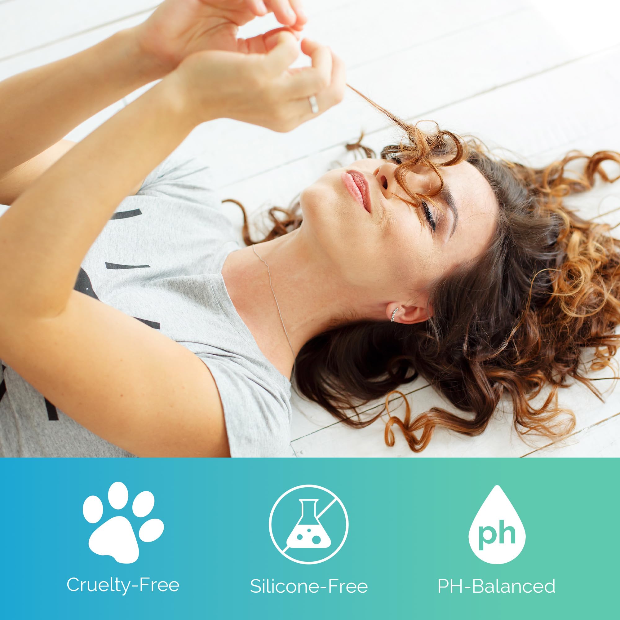 Curl Keeper Big Energy silicone-free label emphasizes gentle cleansing.