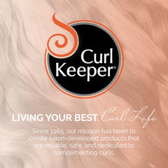 Curl Keeper Hair Gel water-based formula emphasizes light, non-greasy feel