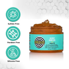 Wash-and-go look with Curldaze Glossy Shine Gel for natural shine