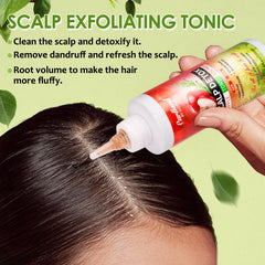 Curlland soft silicone scalp brush designed for gentle exfoliation
