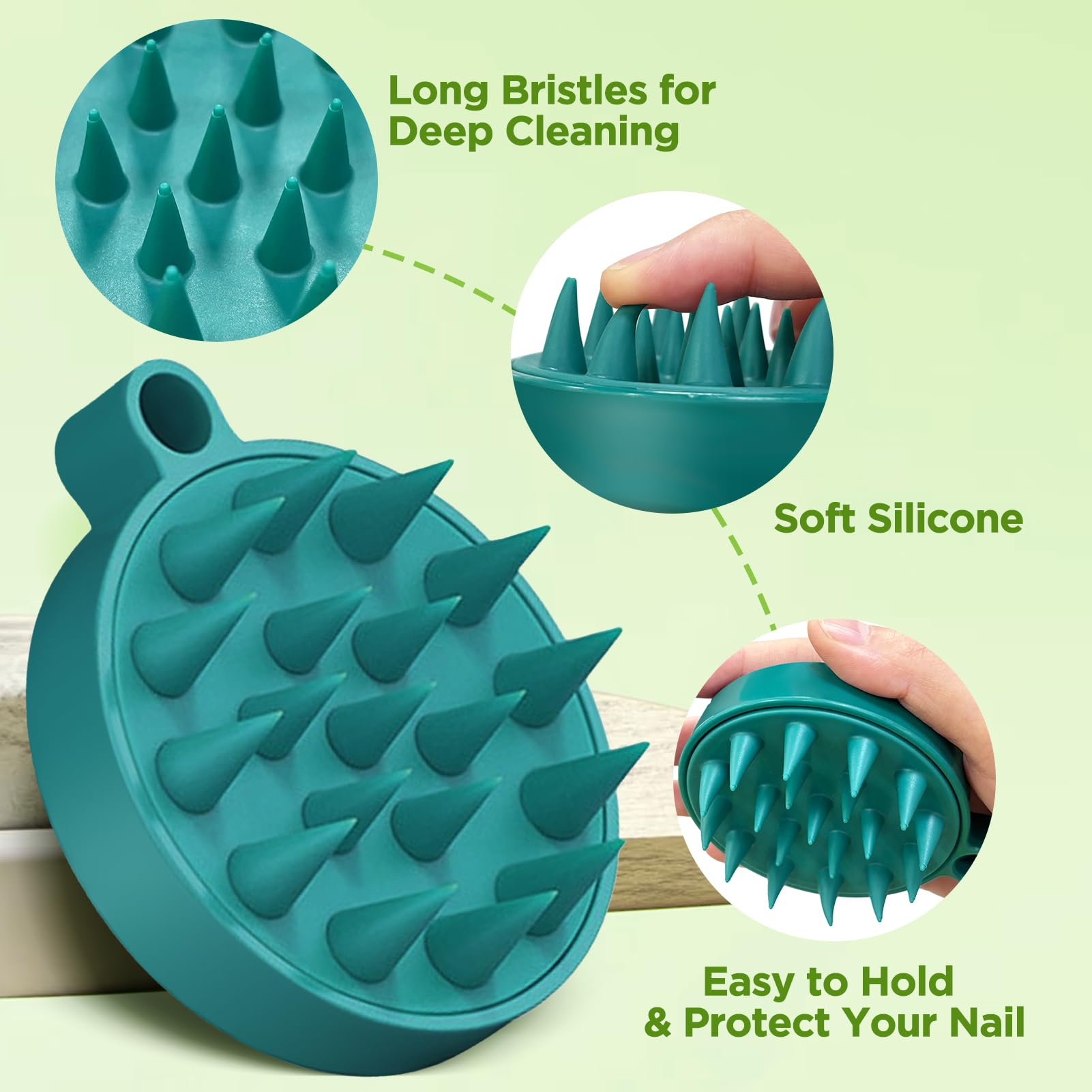 Curlland scalp tonic pump dispenser for easy daily application
