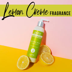 CurlMix bottle pour demonstrates quick application for frizz control