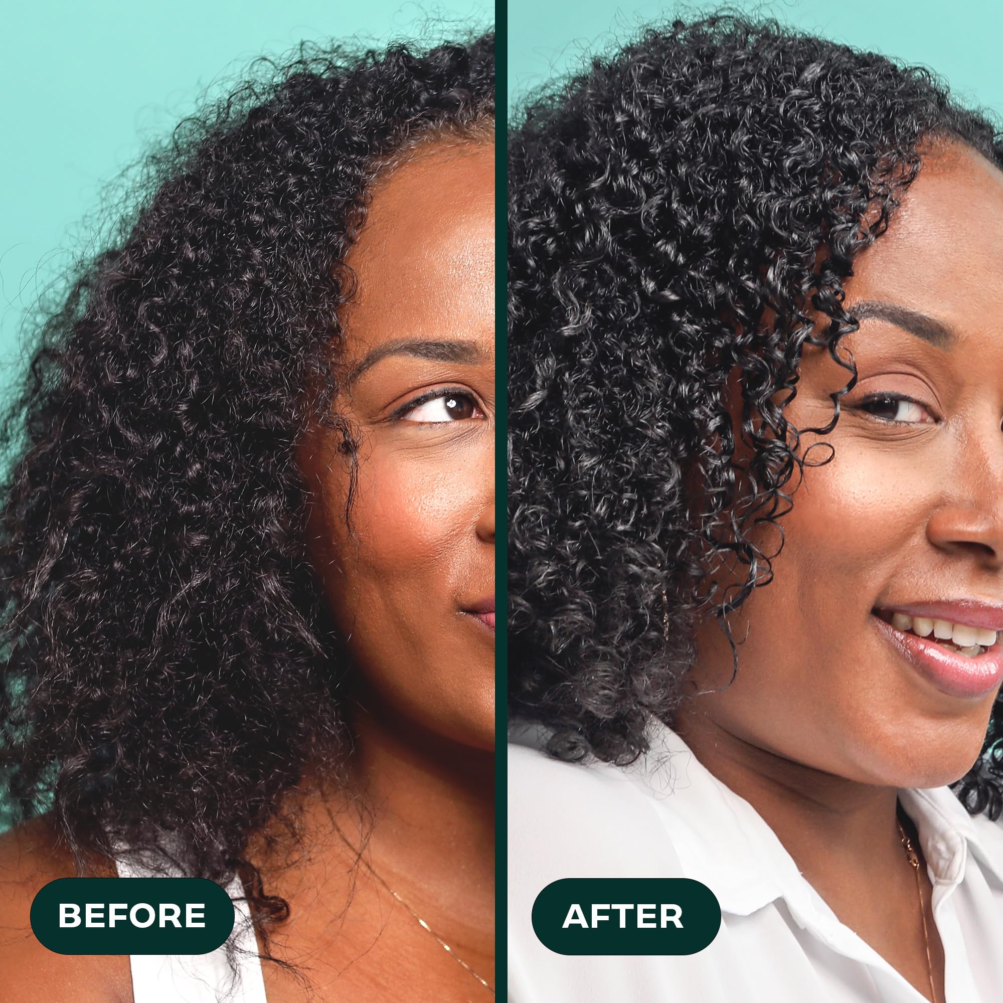 Blackberry fragrance on CurlMix Moisturizer during a styling session.