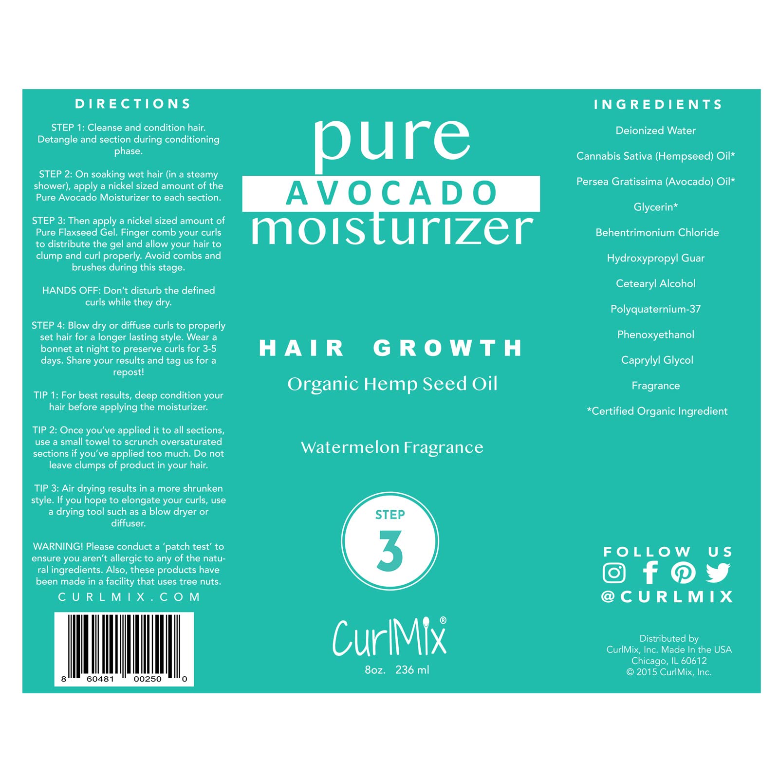 CurlMix Cream texture closeup shows rich slip for easy distribution.