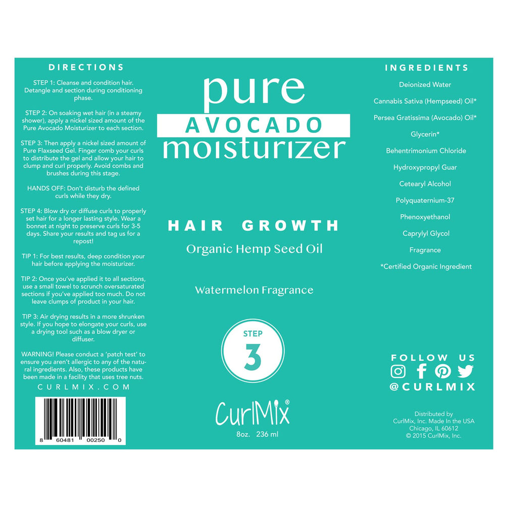 CurlMix Cream texture closeup shows rich slip for easy distribution.