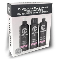 CURLOOK conditioner bottle delivers moisture and curl definition