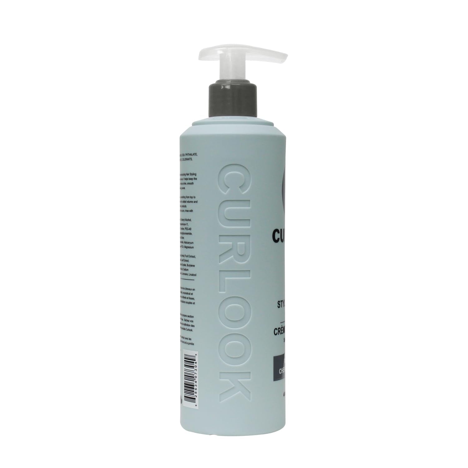 CURLOOK Wavy Hair Styling Cream application hands illustrates easy texture for defined waves.