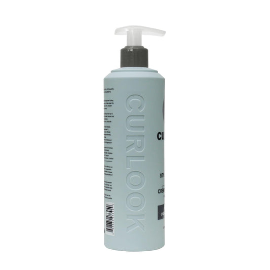 CURLOOK Wavy Hair Styling Cream application hands illustrates easy texture for defined waves.