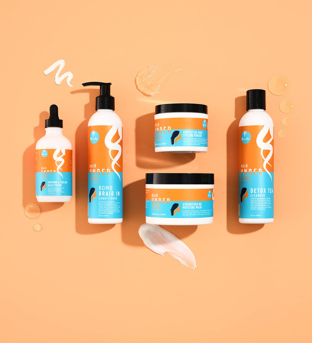 CURLS Detox Tea Shampoo cooling sensation during rinse feels refreshing and soothing.