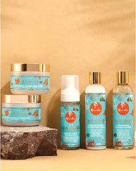 CURLS Sea Moss 92 Minerals conditioner texture closeup shows creamy hydration