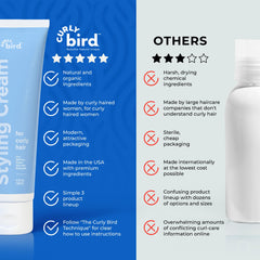 Travel size Curly Bird cream for on-the-go curls