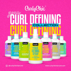 Daily styling with CurlyChic Your Curly Smoothie delivering frizz-free curls