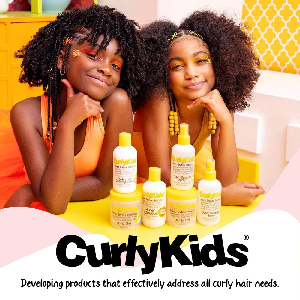Curlykids bundle display featuring the full detangle set for easy routine planning