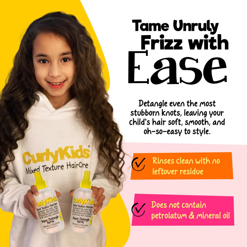 Curlykids curly hair gel adds light hold without stiffness