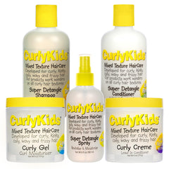 Curlykids Super Detangle Spray Bundle for effortless detangling of curly hair