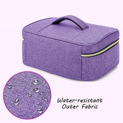 CURMIO bag offers nylon cushioning to protect bottles during transport.