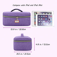CURMIO case with sturdy carry handle for easy portability.