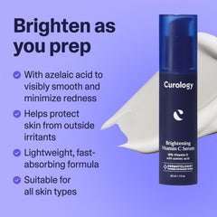 Curology Brightening Serum bottle and dropper for daily morning use