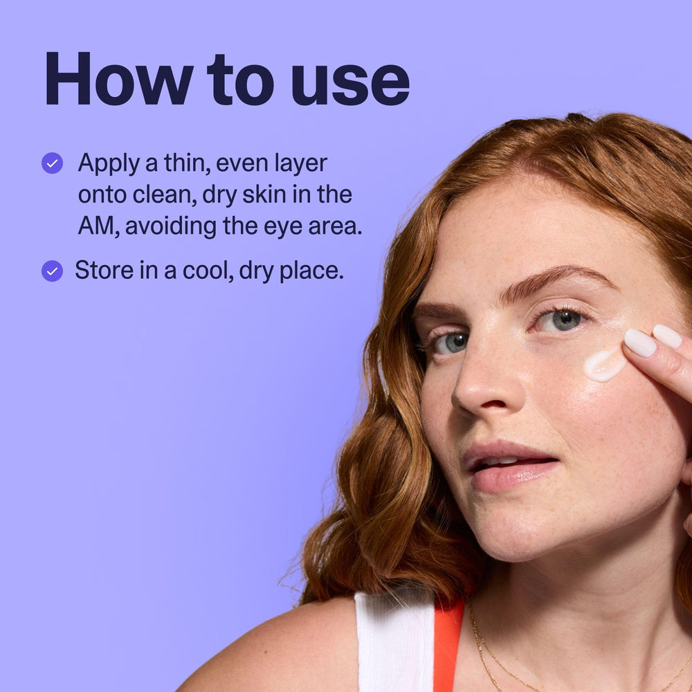 Curology Brightening Serum under makeup layering example for easy use