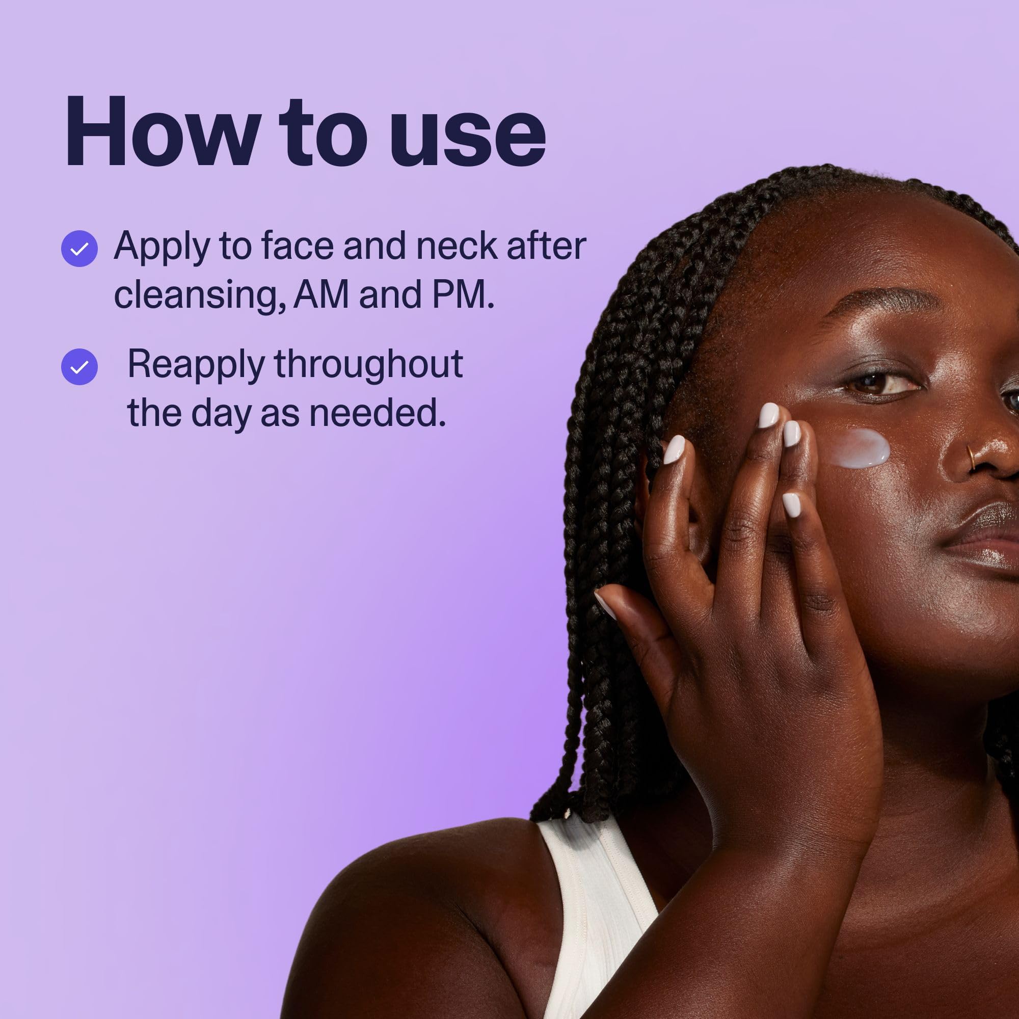 Curology Gel Face Moisturizer daily routine shot suggests AM or PM use for hydration