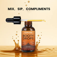 Curvani Booty Drops precision dropper enables accurate 2 ml dosing.