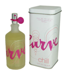 Curve Chill bottle front view shows a refreshing daytime fragrance
