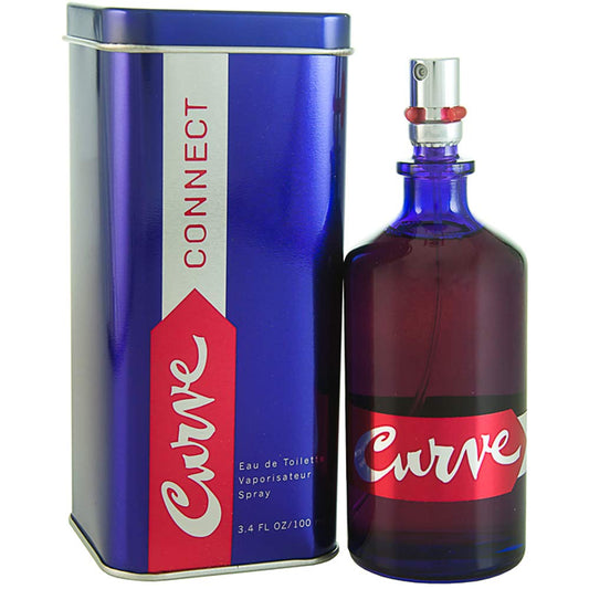 Curve Connect bottle-top shows precise spray for daily wear.