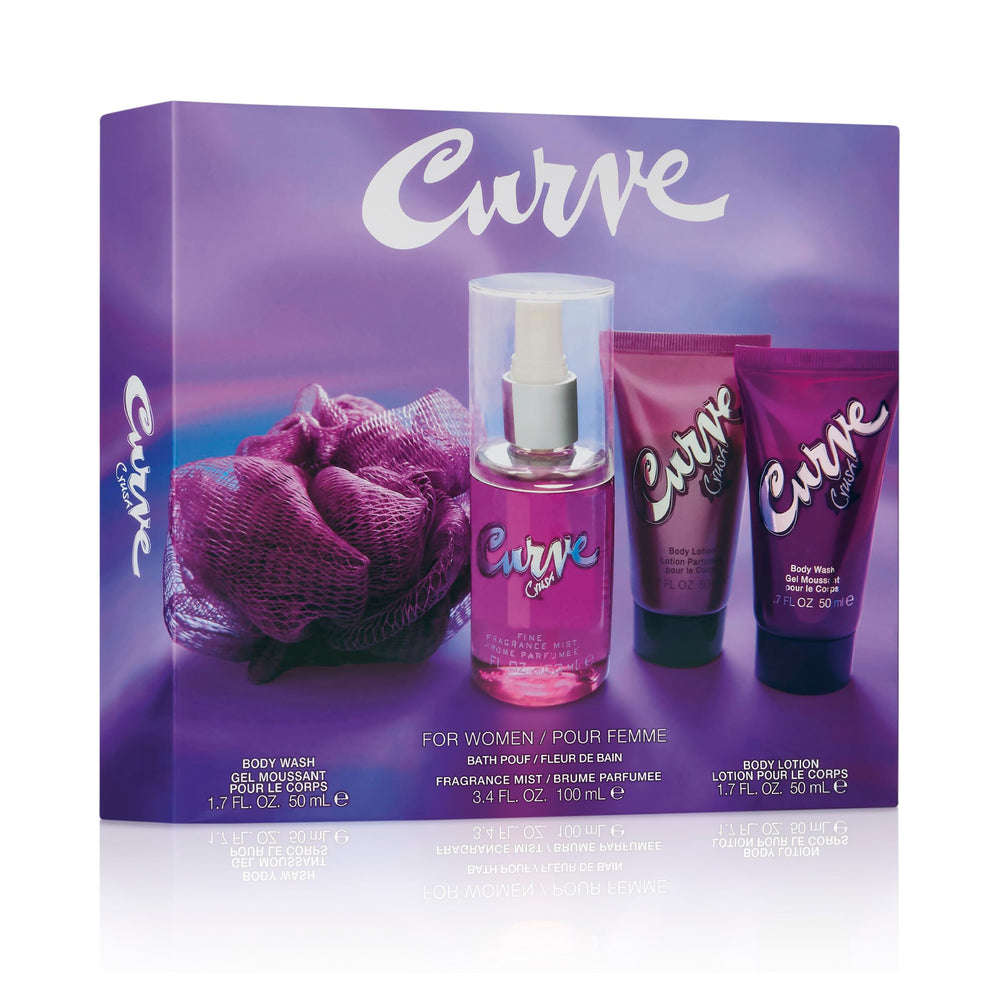 Curve Crush body wash and steamer captures creamy lather and refreshing rinse.