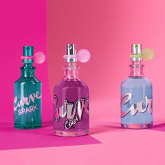 Curve Women's Perfume on shelf display highlights versatile day-to-night scent.
