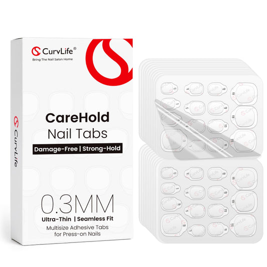 CurvLife CareHold Pro adhesive tabs full set for easy daily wear