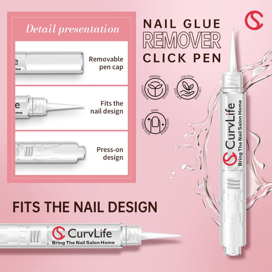 CurvLife Click Remove Pen design in use during removal