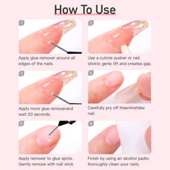 Curvlife press-on nails tips for versatile, quick looks.