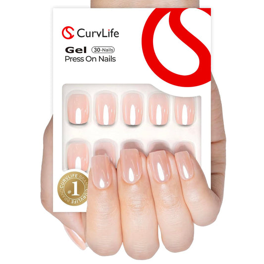 Curvlife soft gel press-on nails 30pcs pack designed for durable daily wear