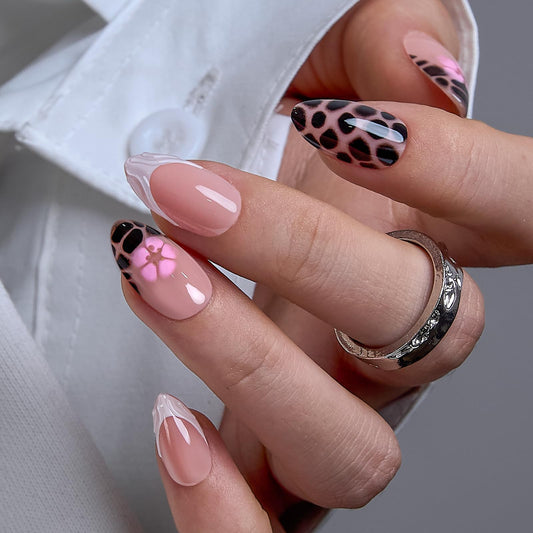 CurvLife soft gel press on nails in Petal Veil kit, for quick salon-quality manicures at home.