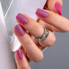 CurvLife square soft gel nails fit naturally for comfortable wear.