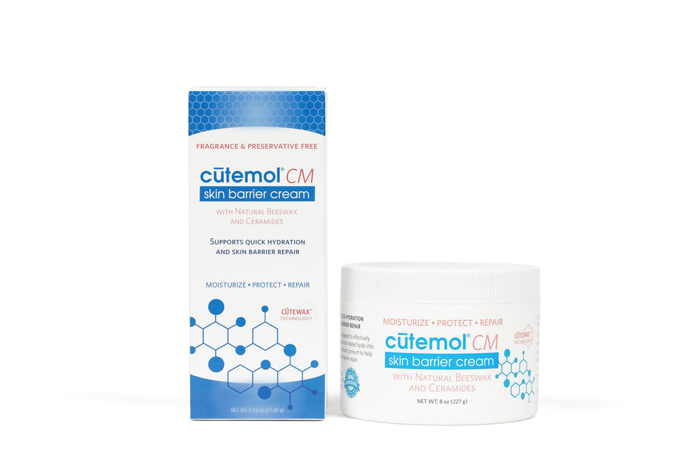 Cutemol CM foot care usage illustrates hydration for cracked feet.