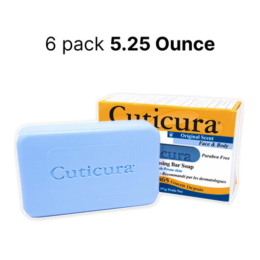 Cuticura foamy lather demonstrates deep cleansing while leaving skin refreshed.