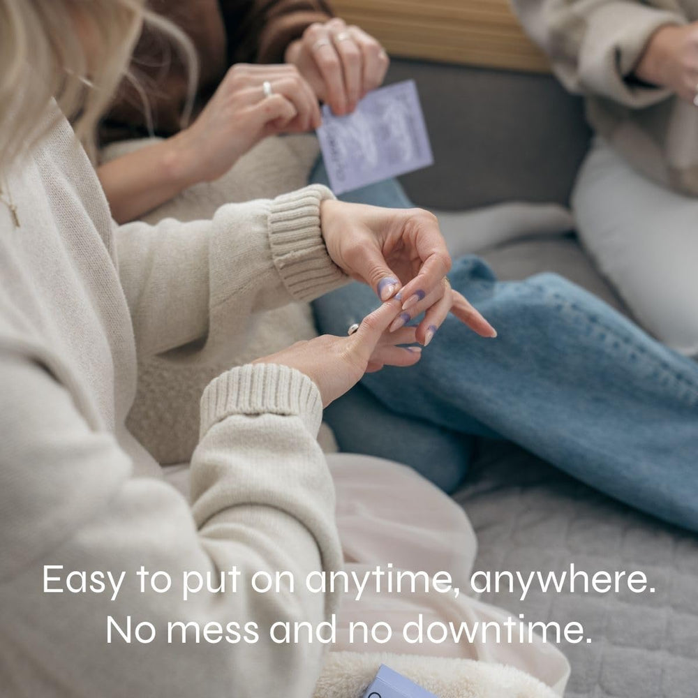 Daily-use CUTIPATCH patches fit into self-care moments.