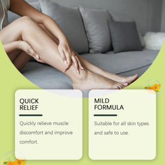 CXDFTL Miracle Balm applied to legs for soothing hydration