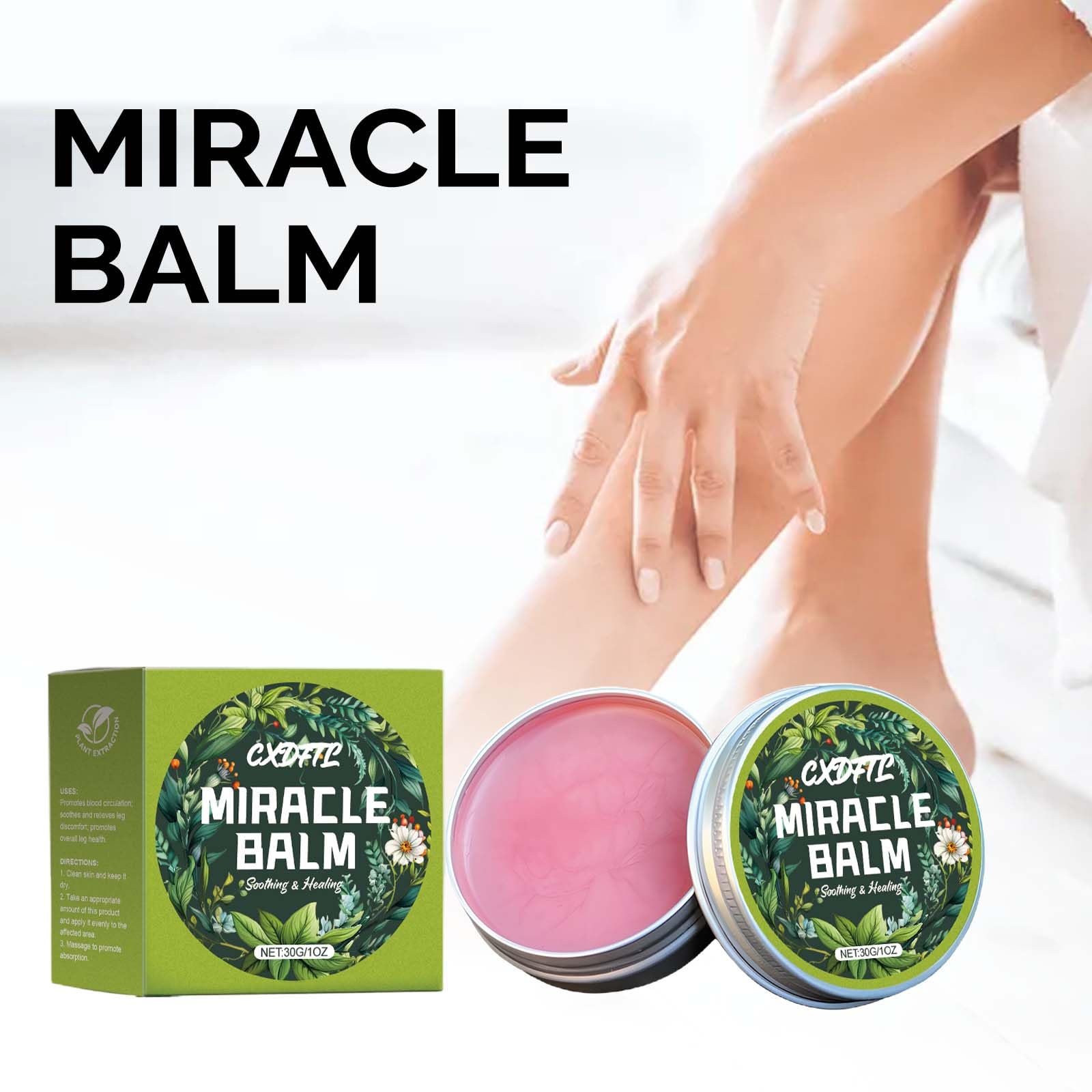 CXDFTL Miracle Balm neck-application provides gentle moisture around the neck area