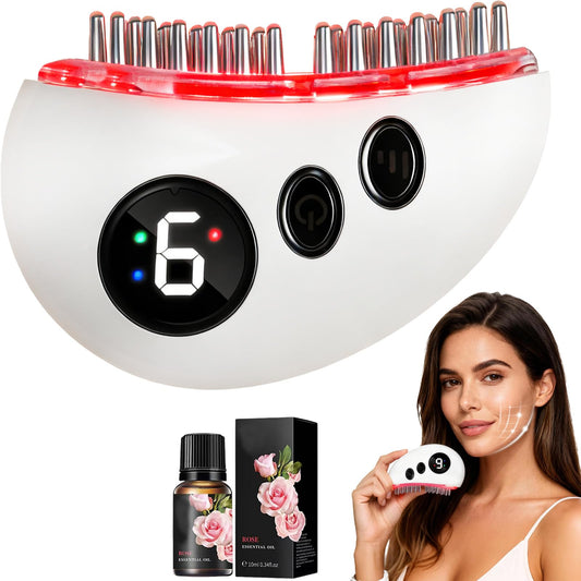 CXGTCI Electric Lymphatic Contour Face Brush with heat and vibration for facial sculpting
