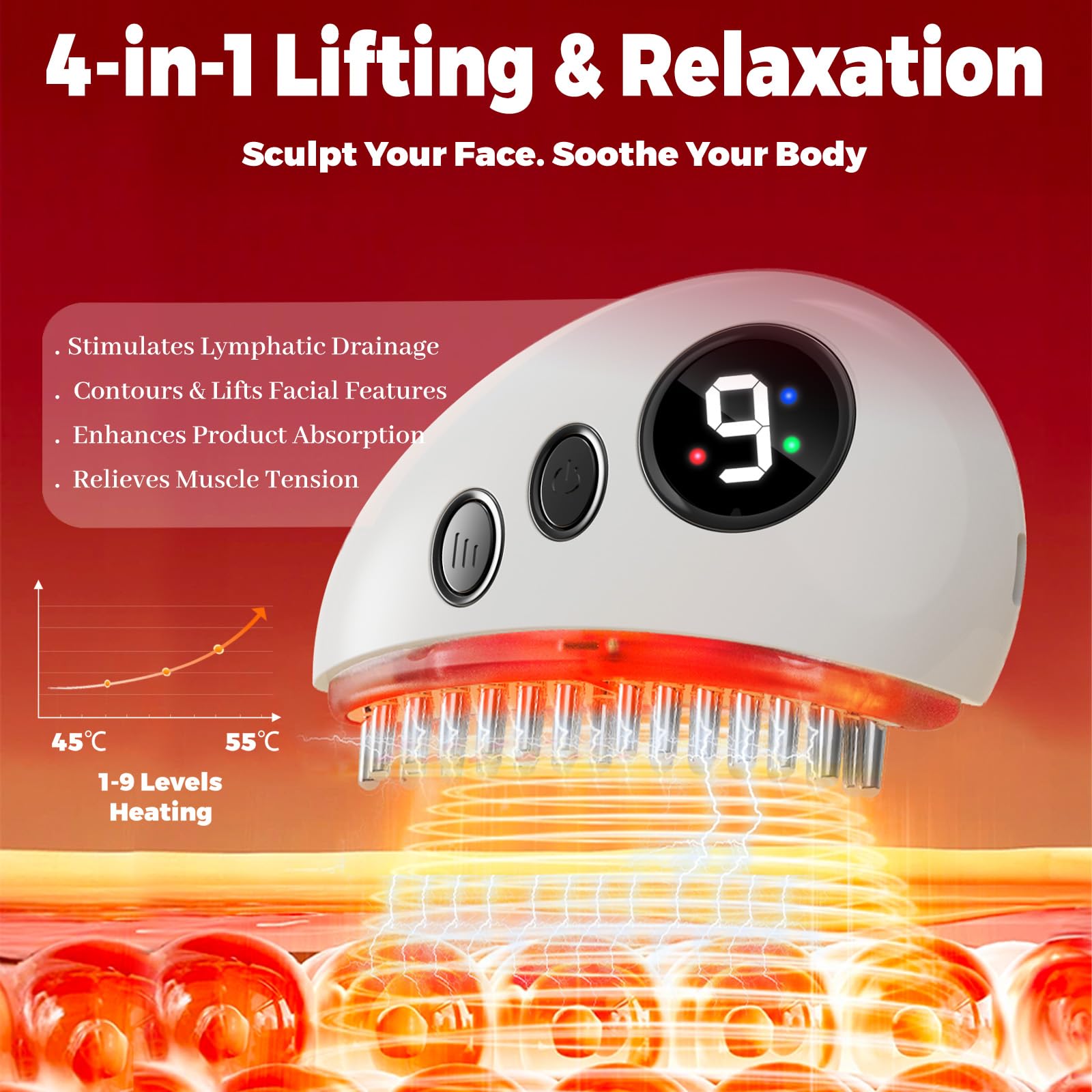 CXGTCI compact travel-friendly design for quick de-puff on the go