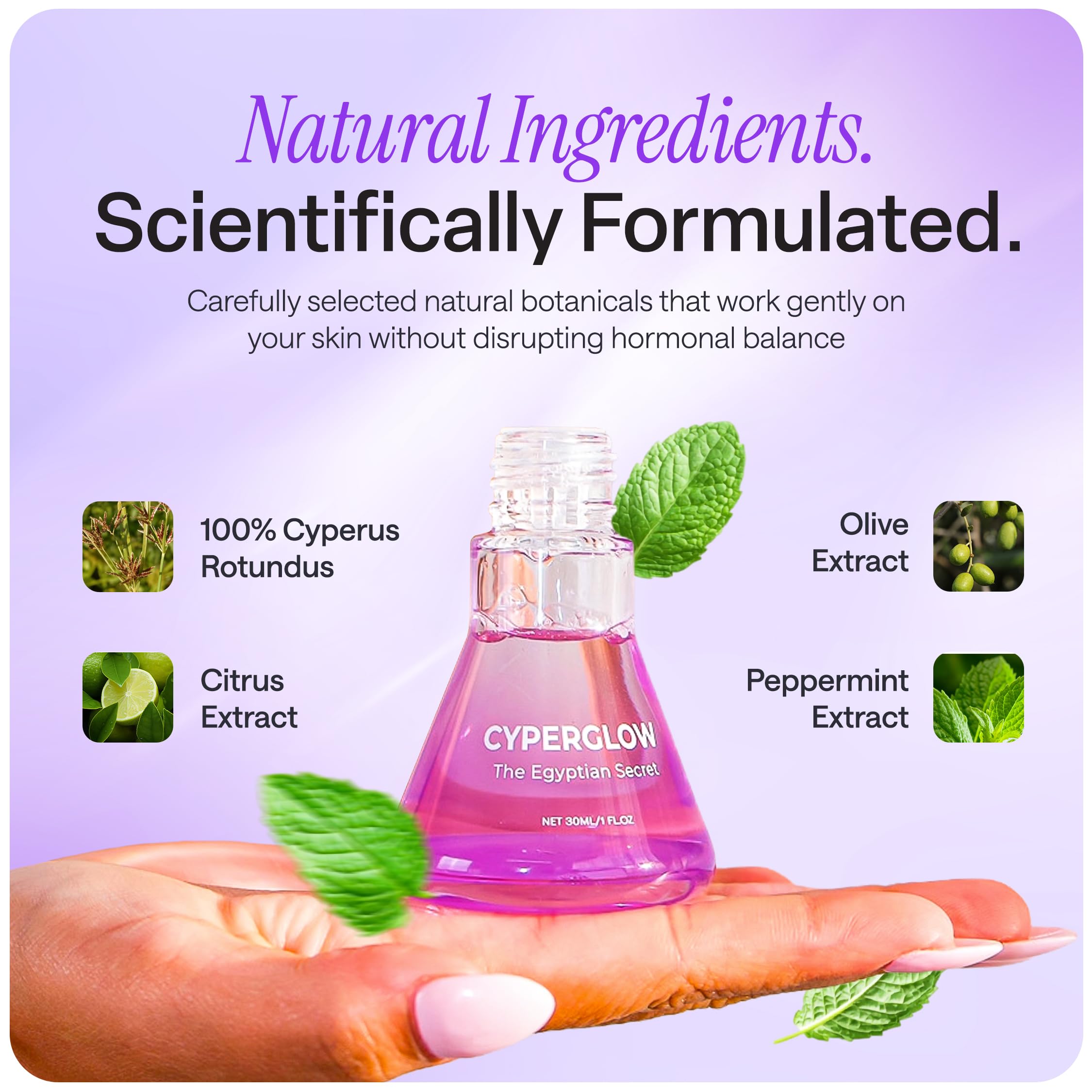 CYPERGLOW body-use broad areas: suitable for legs, arms, underarms, and more.